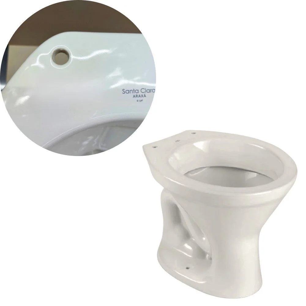 VASO SANITÁRIO COM CAIXA ACOPLADA ARAXÁ BRANCO - Santa Clara - Imagem 2