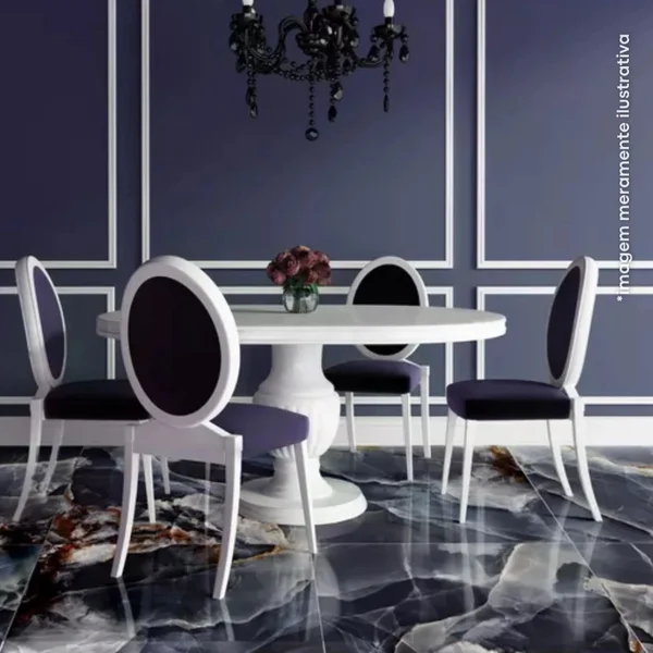 assentado PISO BLEU RETIFICADO POLIDO 81x81 (CX 2,62M²) - Unique - Imagem 2