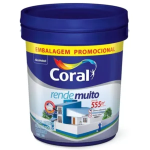 TINTA CORAL RENDE MUITO 20L (BRANCO NEVE e BRANCO GELO)